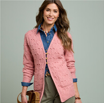 Textured Knit Cardigan - LD571